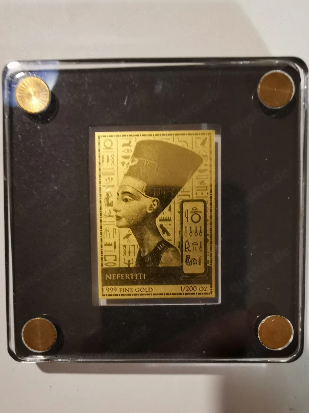 Goldbarren Ancient Egypt "Nofretete" 1 200 oz 999er Feingold, mit Zertifikat, sehr gesucht !