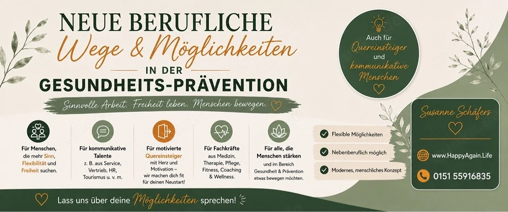 Berufliche Veränderung, Mfa, Heilpraktiker, Pflege, kommunikativ 