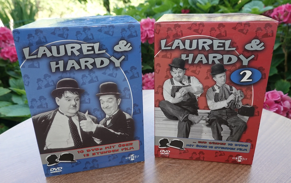  Laurel & Hardy (Dick & Doof) Box 1 & 2 , 20 DVD's, KULT