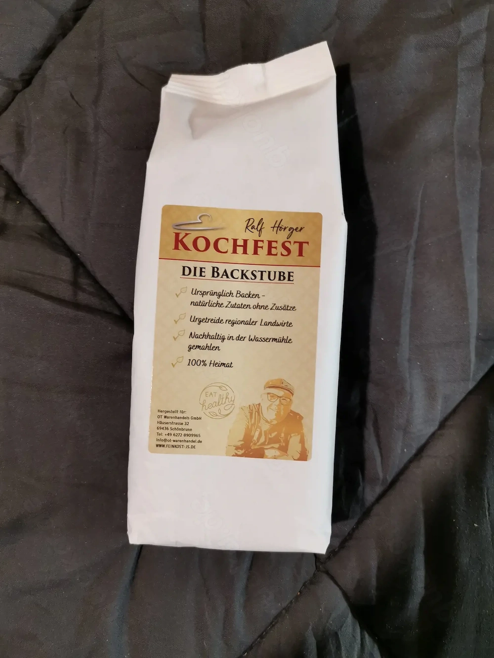 Luftiger Schokokuchen 400g "Ralf Hörger Kochfest" easy Backen, neu und ungeöffnet