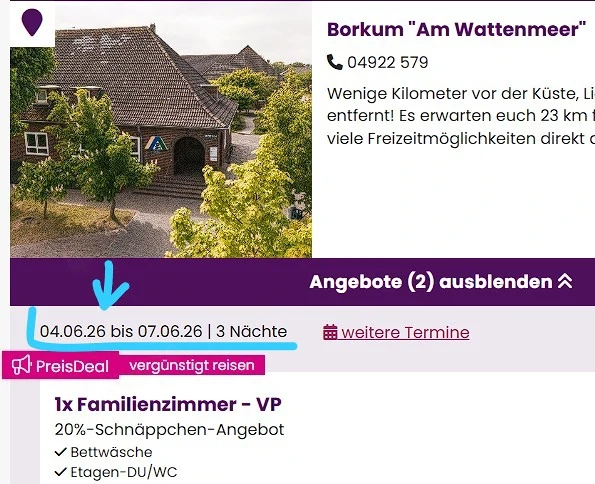 Wochenende auf Borkum - mit Kindern