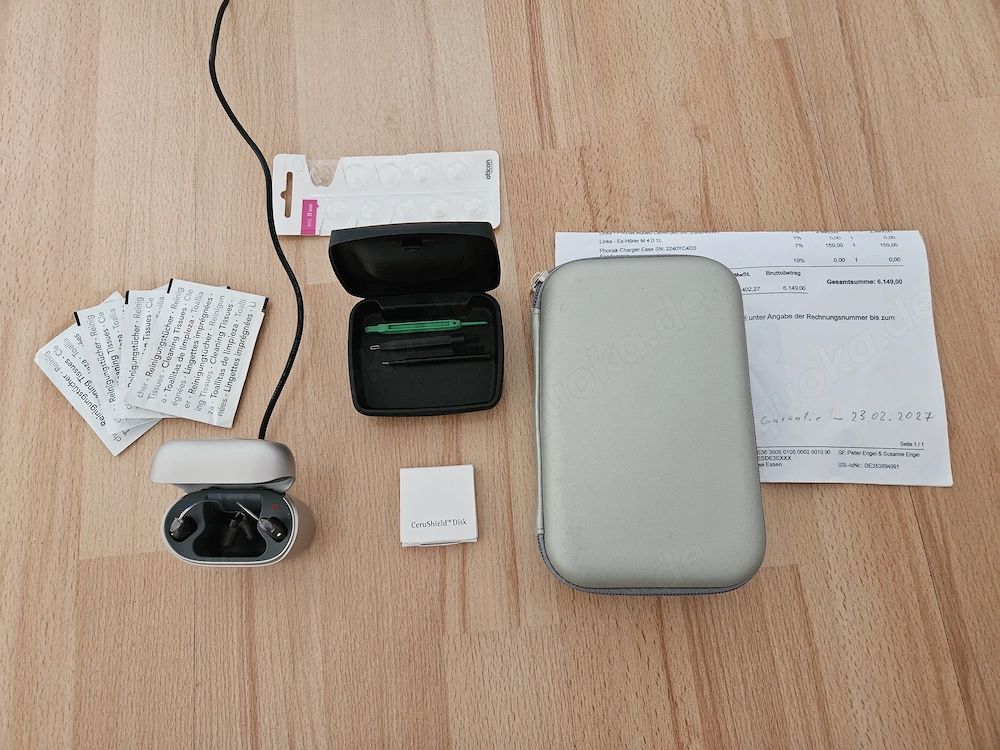 Bluetooth Hörgeräte Phonak Audeo Lumity L90-R + Extras