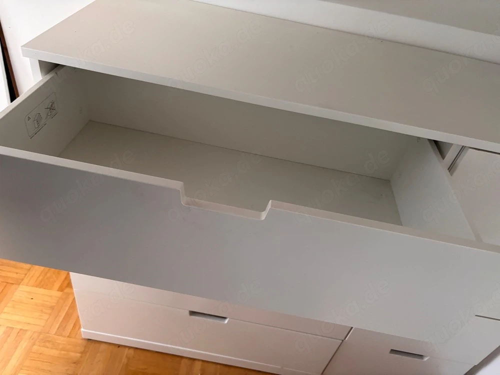 IKEA NORDLI Kommode Weiß   8 Schubladen   120x99 cm   Wie neu