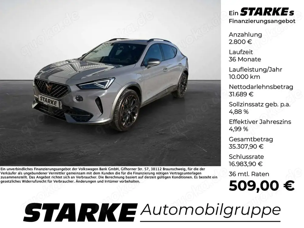 CUPRA Formentor VZ 1.4 TSI DSG eHybrid