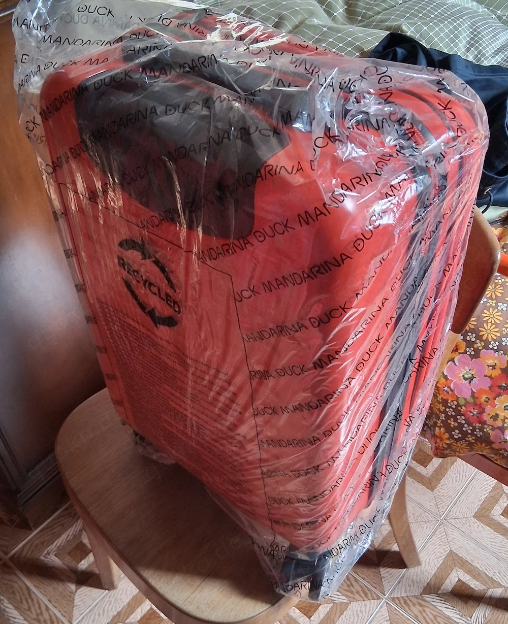 Mandarina Duck Trolley Rot 50 cm 34 cm 20 cm NEU