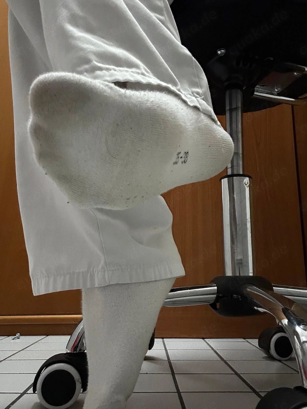 Getragene Socken von Krankenschwester 