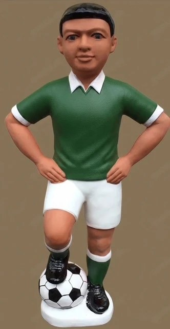 Fußballer als Dachfigur, Dachschmuck-Figur-Fußballer, Firstfigur
