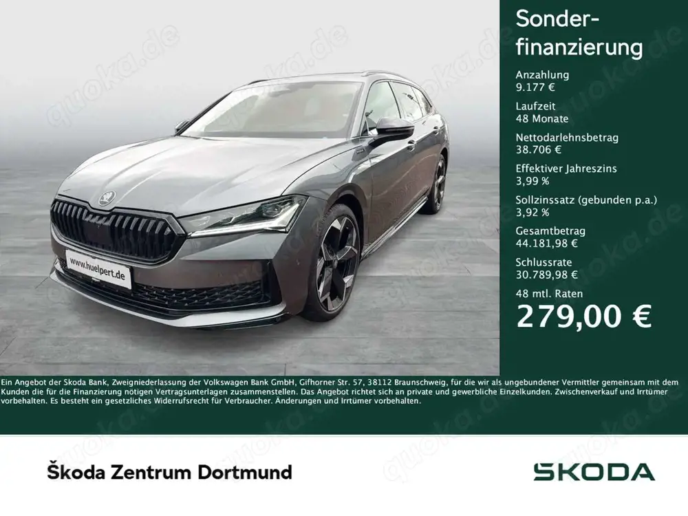 Skoda Superb COMBI SPORTLINE 2.0 TDI 4X4 PANO AHK NAVI
