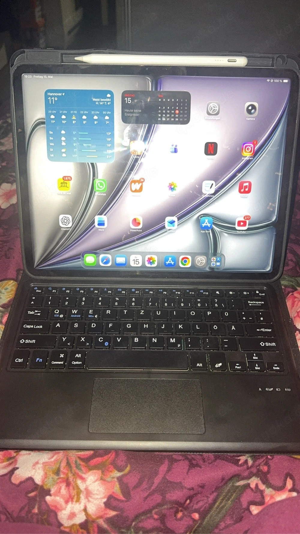 Apple iPad Air 13" M3 256 GB inkl. Zubehör | 100% Akku | wie neu