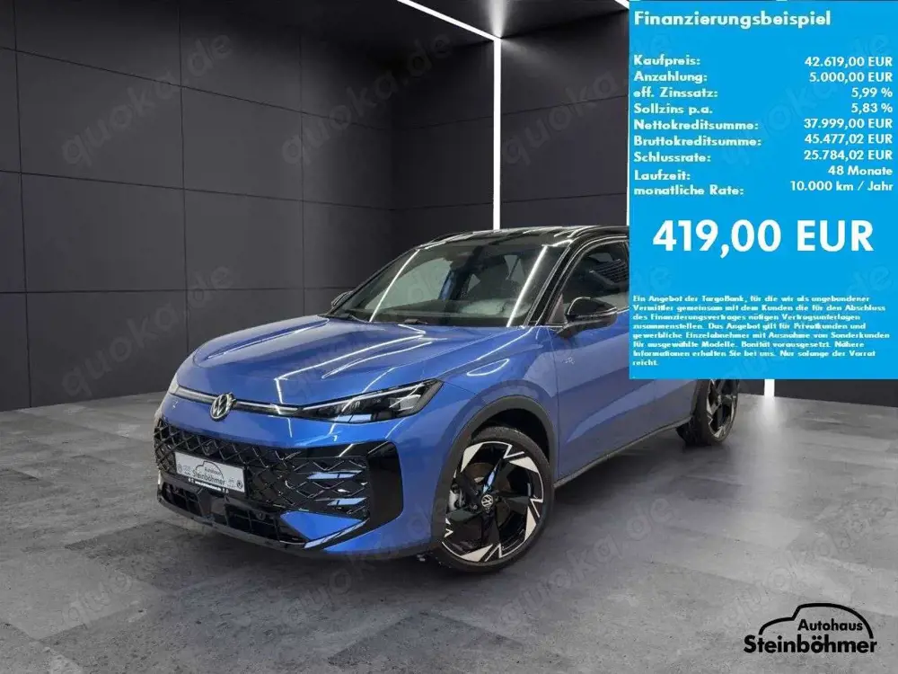 Volkswagen T-Roc R-Line 1.5 eTSI Navi EasyOpen BlackStyle LED