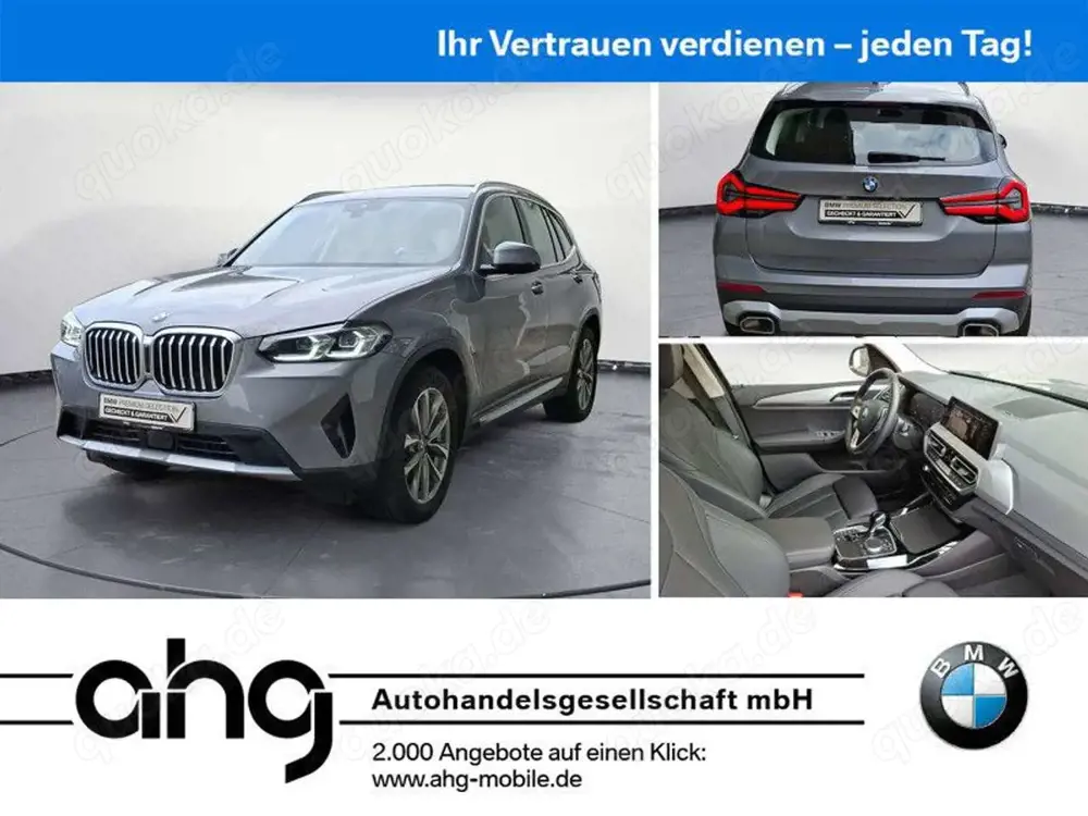 BMW X3 xDrive20d AHK Rückfahrkamera ACC Komfortzugan