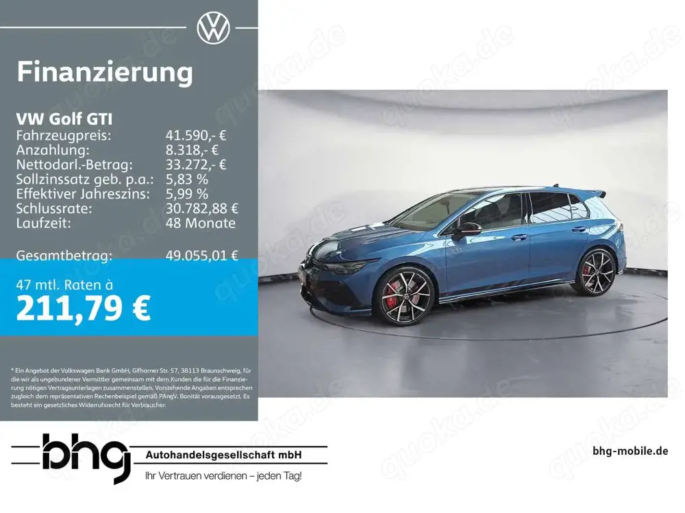 Volkswagen Golf GTI Clubsport 2.0 TSI DSG *HEAD-UP*PANO*AKR