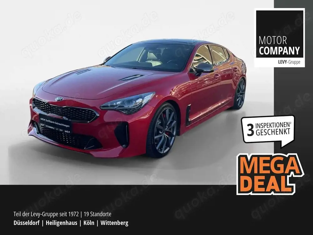 Kia Stinger 3.3 V6 T-GDI GT AUT+Kamera+360+ACC+Navi
