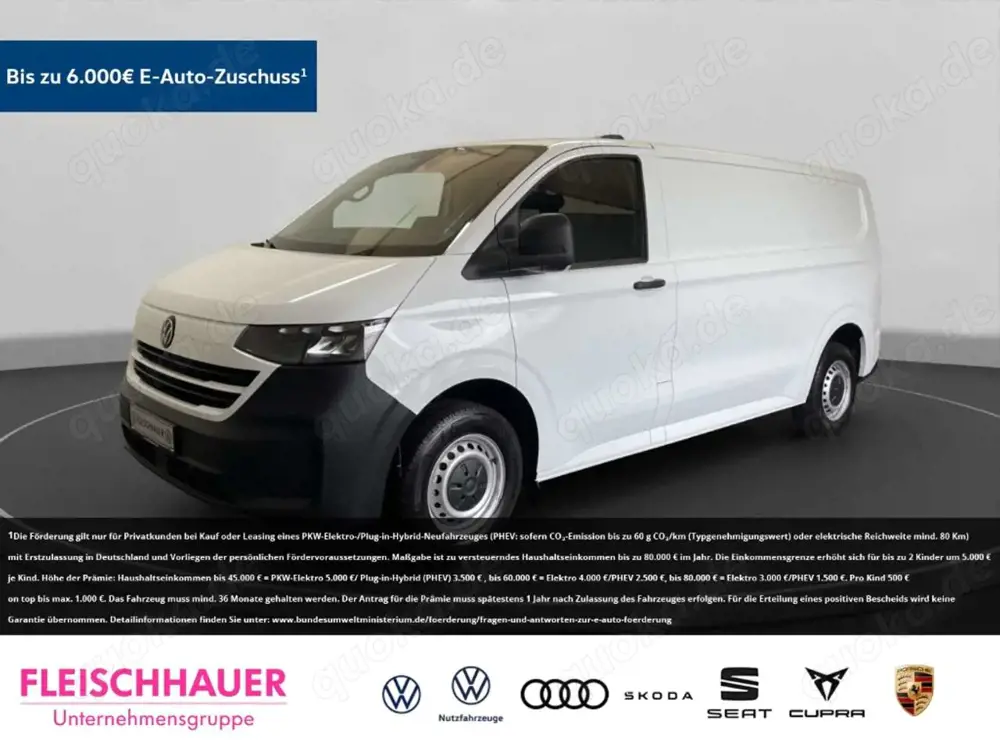 Volkswagen T7 Transporter RWD LR Kasten ACC LED PDCv+h Keyless Klimaautom