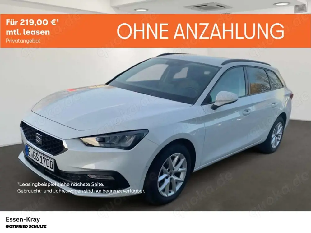 SEAT Leon ST ROAD 1.5 ETSI DSG AHK RFK SHZ KEYLESSNavi D-Coc