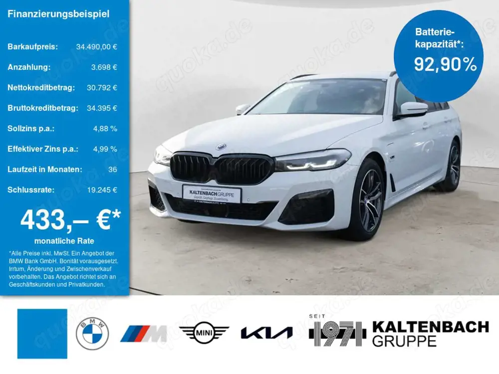 BMW 530 e Touring M-Sport AHK LED W-LAN NAVI H/K