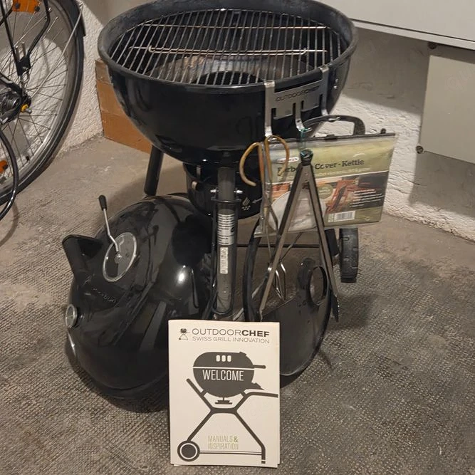 Perfekter Holzkohlegrill