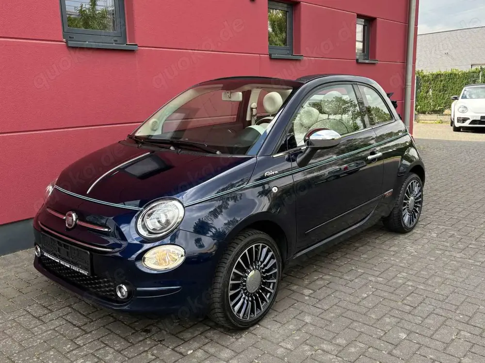 Fiat 500C 1.2 CABRIO RIVA EDITION LEDER NAVI KLIMA GARANTIE*