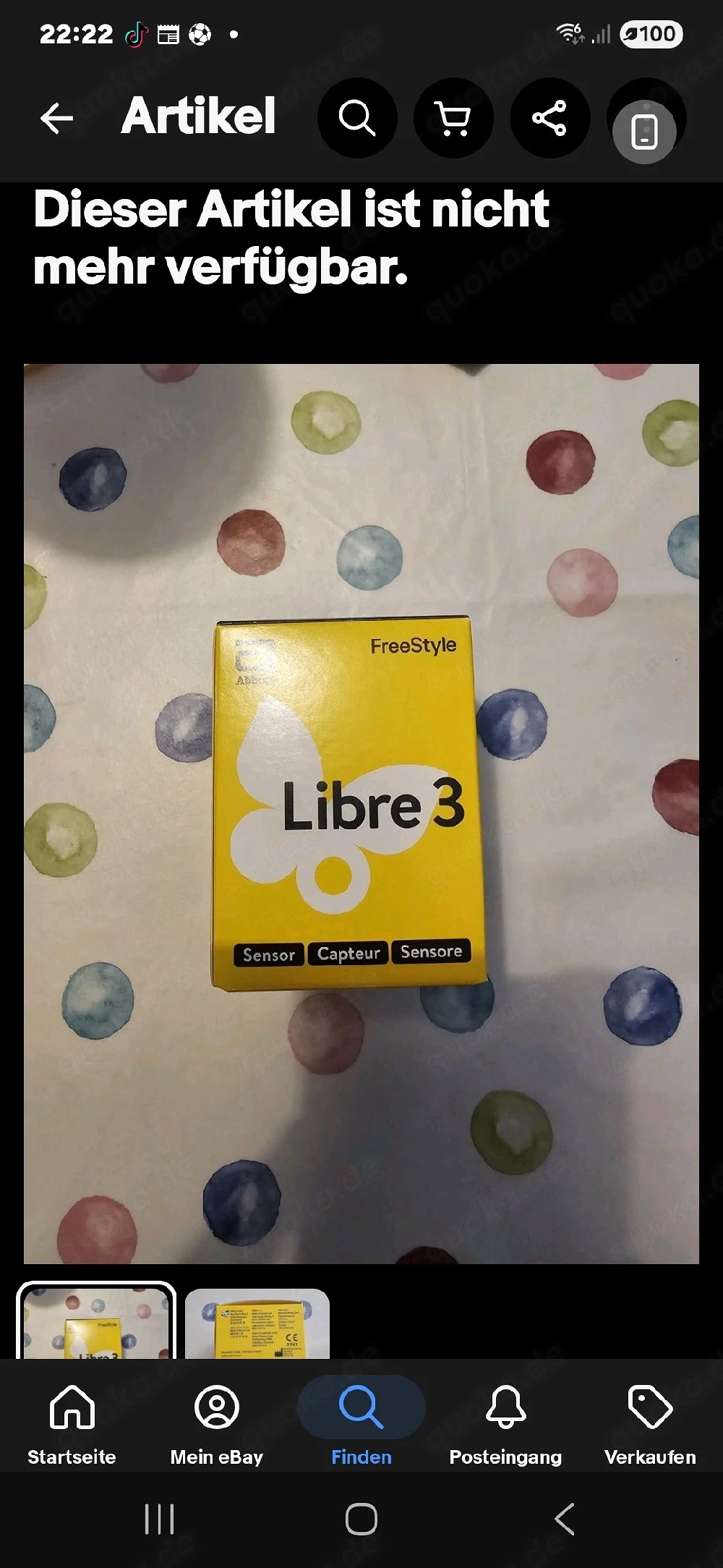 Freestyle libre 3  sensor
