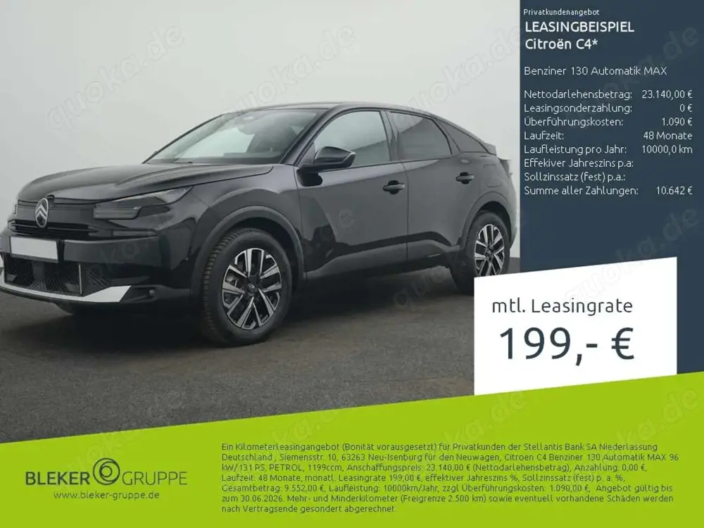 Citroen C4 Benziner 130 Automatik MAX