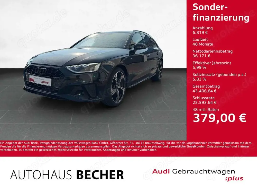 Audi A4 Avant S line 40 TDI S tronic /AHK/Navi/LED