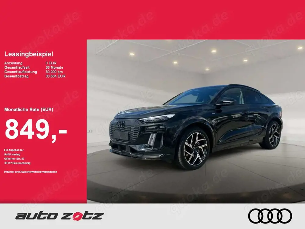 Audi Q6 e-tron Sportback e-tron performance BO,S Line,360,LM