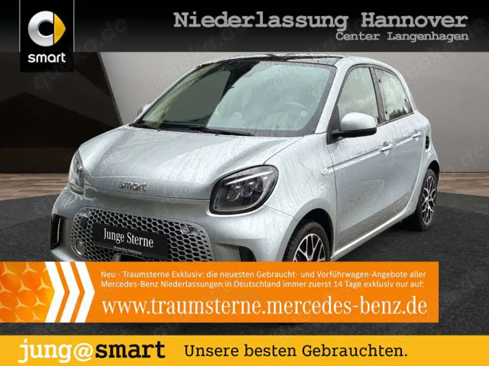 smart forFour EQ 60kWed prime SHZ Pano PDC+Kamera Tempom
