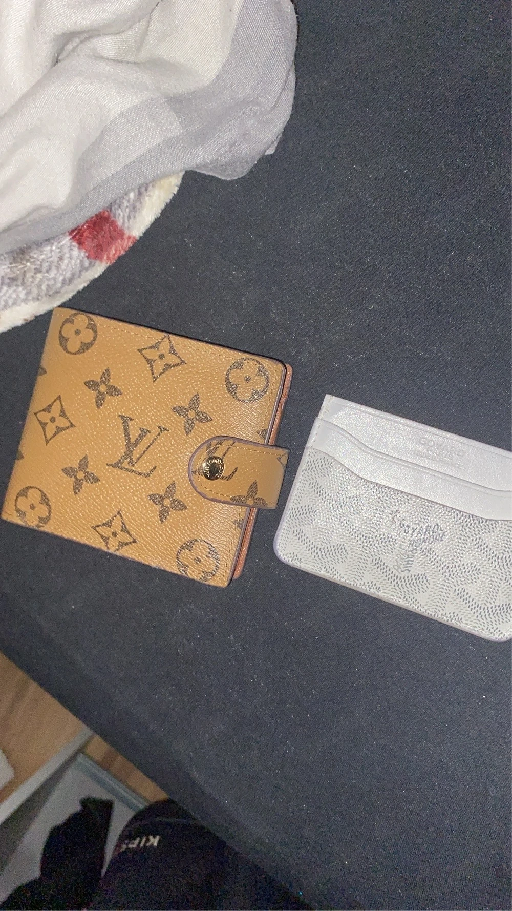louisa vuitton ubd goyard geldbeutel 