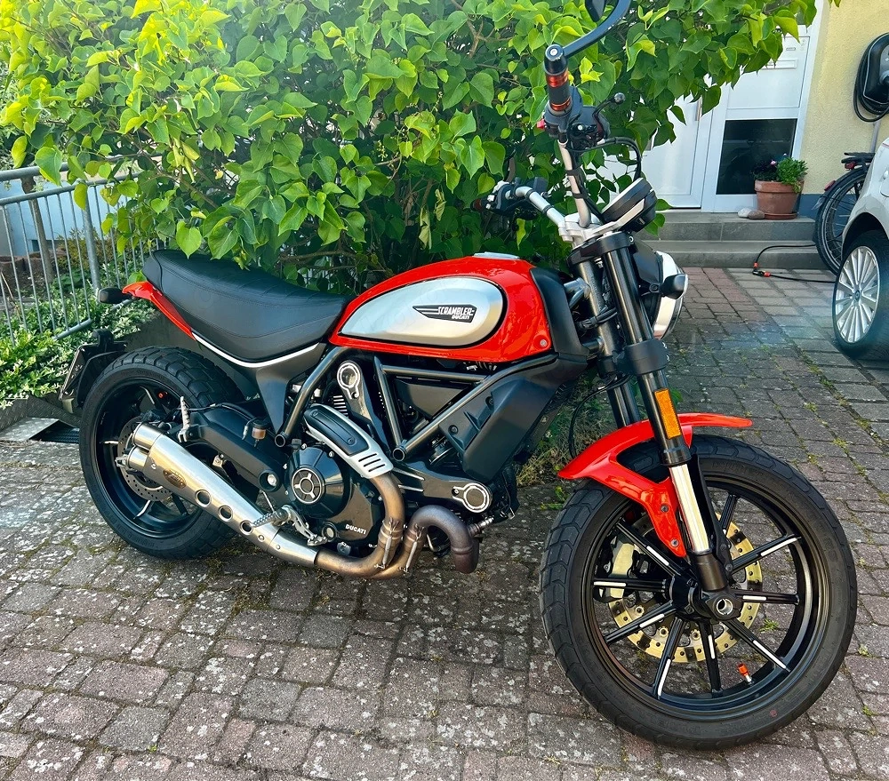 Ducati Scrambler 800 ICON, Zahnriemen neu, ZARD Auspuff