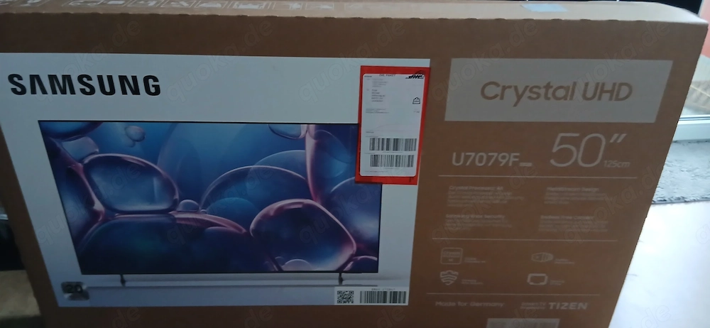 Neu,Originalverpackt,Samsung Crystal 4K UHD Smart Tv