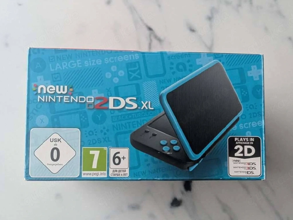 Nintendo 2DS XL Blau Neu
