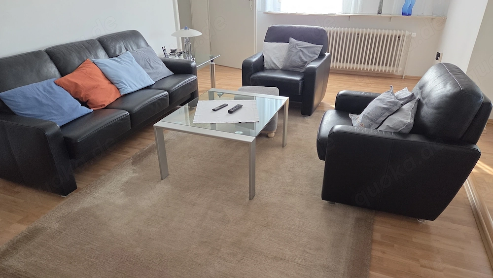 Couchgarnitur echtes Leder