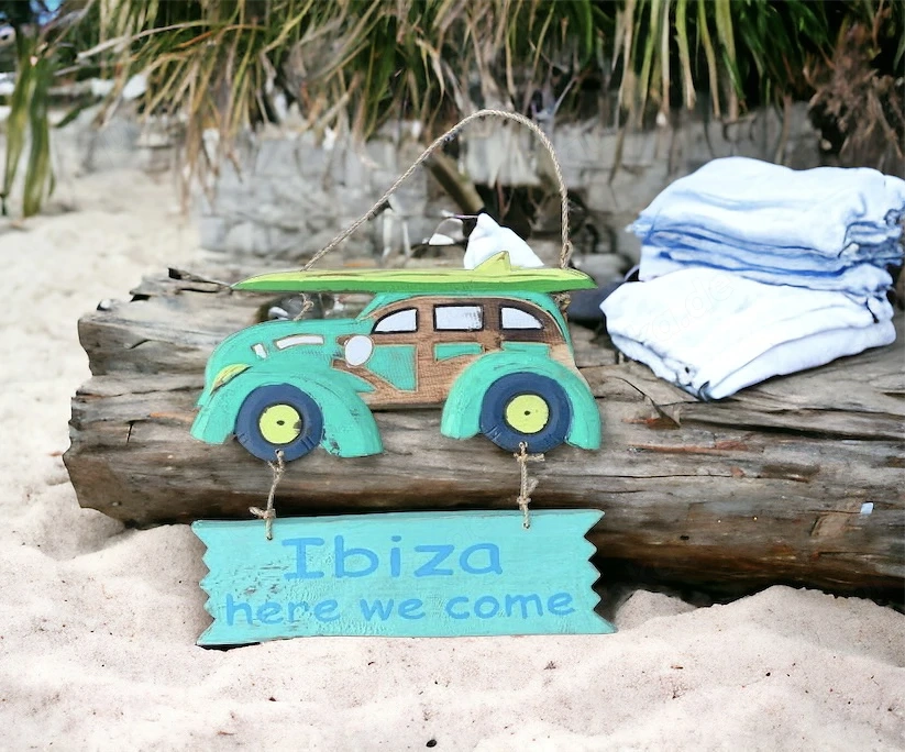 Dekoschild  Ibiza    Strandgut & Beachdeko im echten Beachliving Stil, Stranddeko