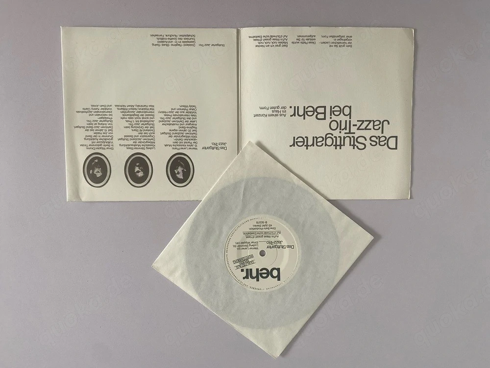 Das Stuttgarter Jazz Trio Behr, Mini Lp