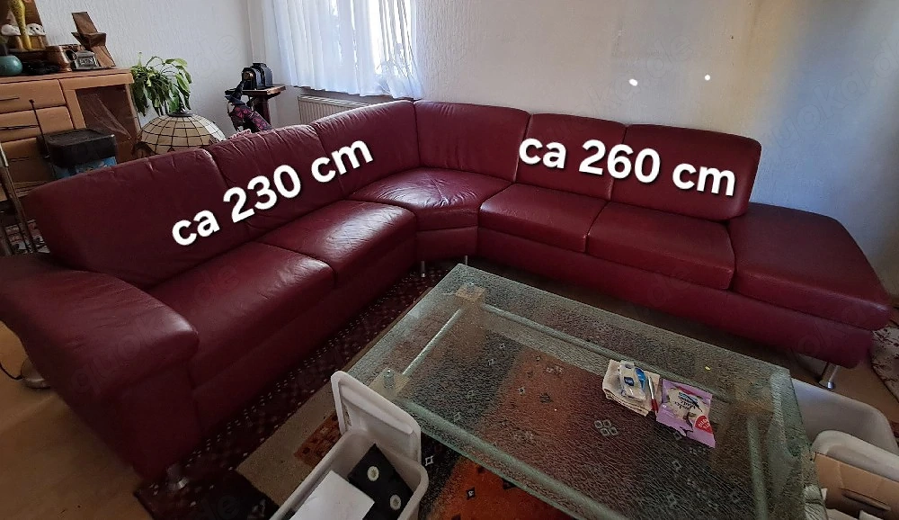 wunderschönes Ledersofa