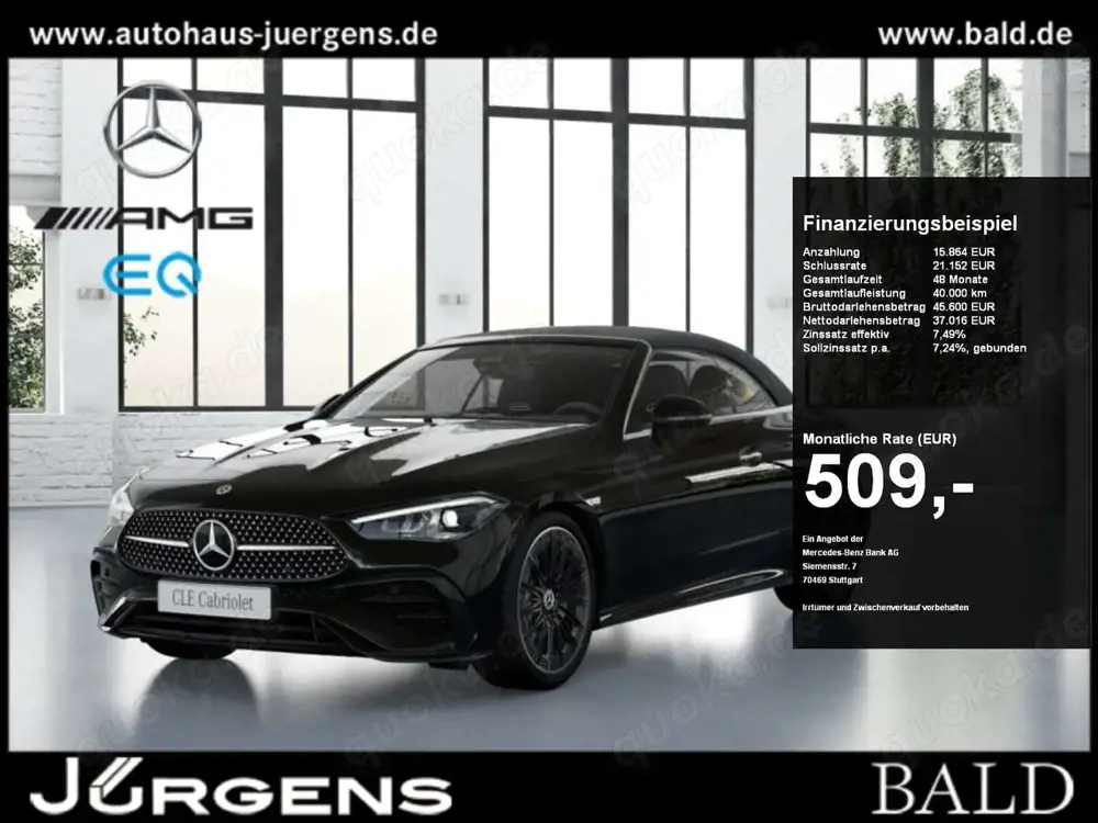 Mercedes-Benz CLE 200 Cabrio AMG-Sport/Night/Memo/Ambiente/LED