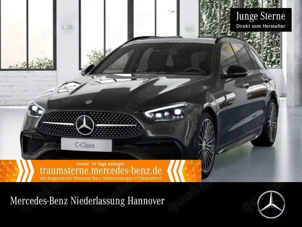 Mercedes-Benz C 220 d T AMG+NIGHT+PANO+360+AHK+19"+TOTW+KEYLESS