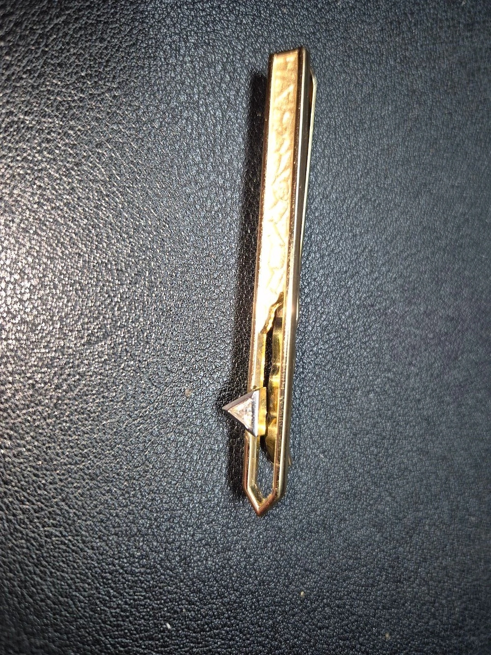 Vintage Krawattennadel   Gold Doublé (Walzgold)
