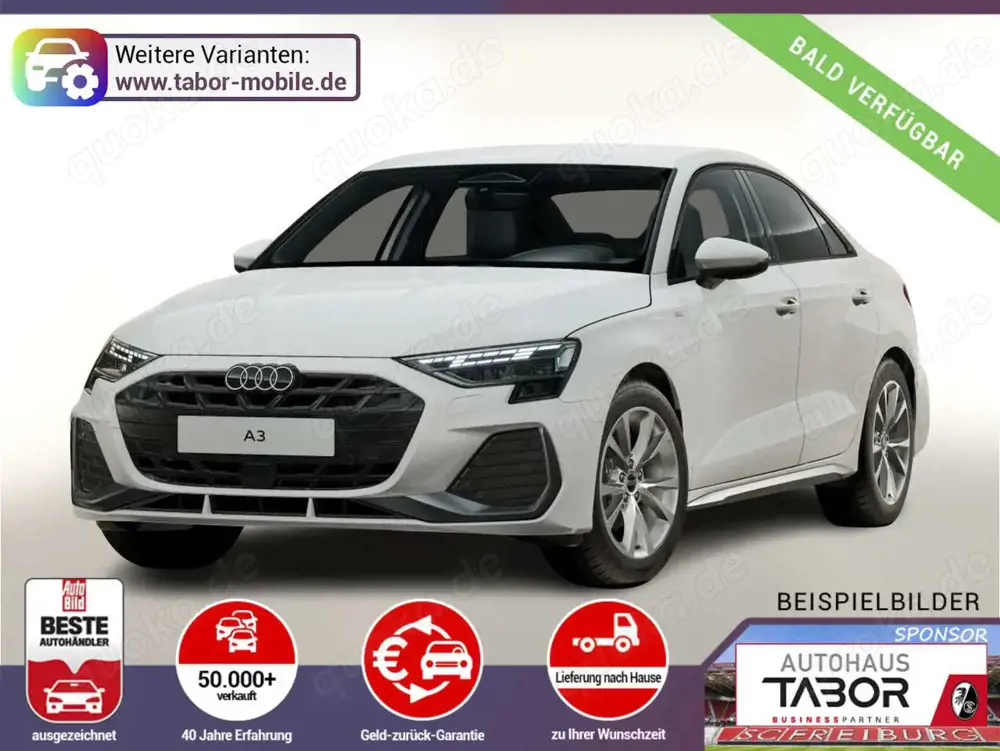 Audi A3 Lim quattro S line Nav KlimaP LED ACC UVP-31%*