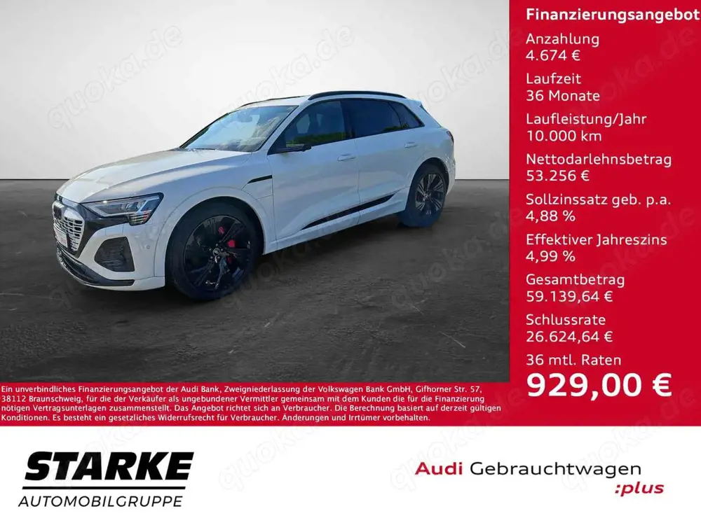 Audi Q8 55 e-tron quattro S line NaviPlus Matrix Pano 2...