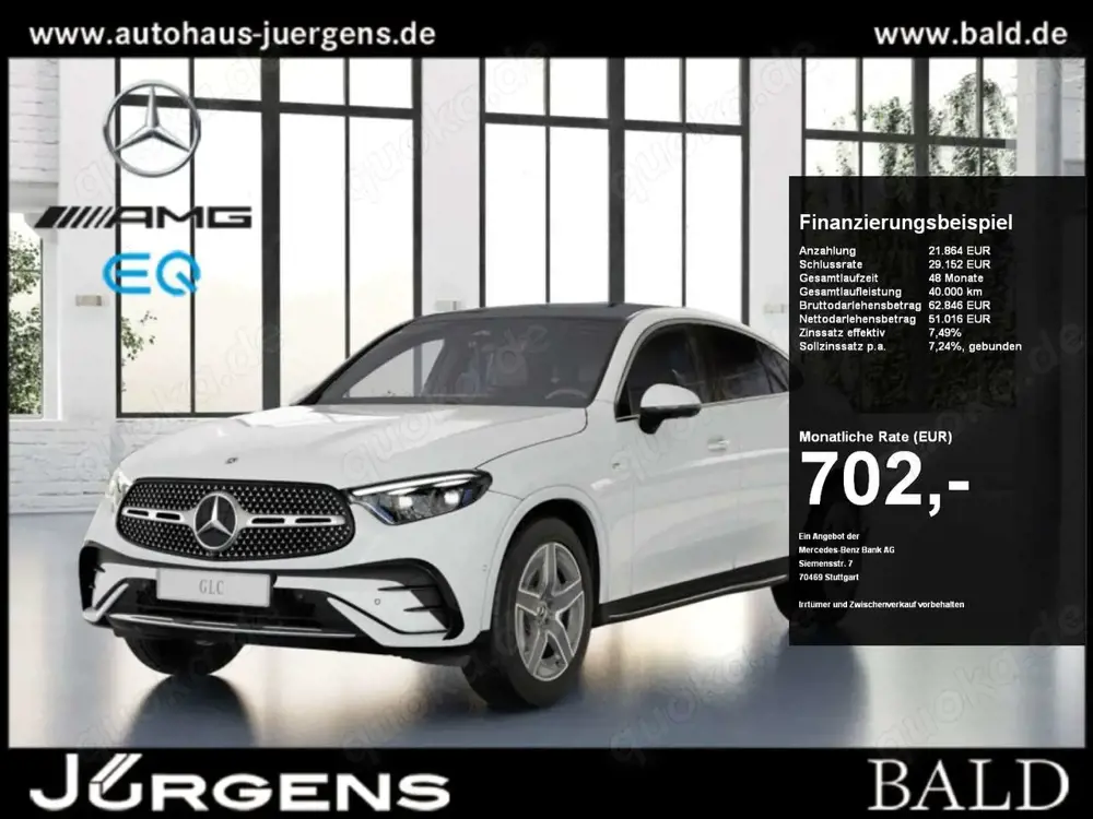 Mercedes-Benz GLC 300 de 4M Cp AMG-Sport/Pano/AHK/Guard 360/19