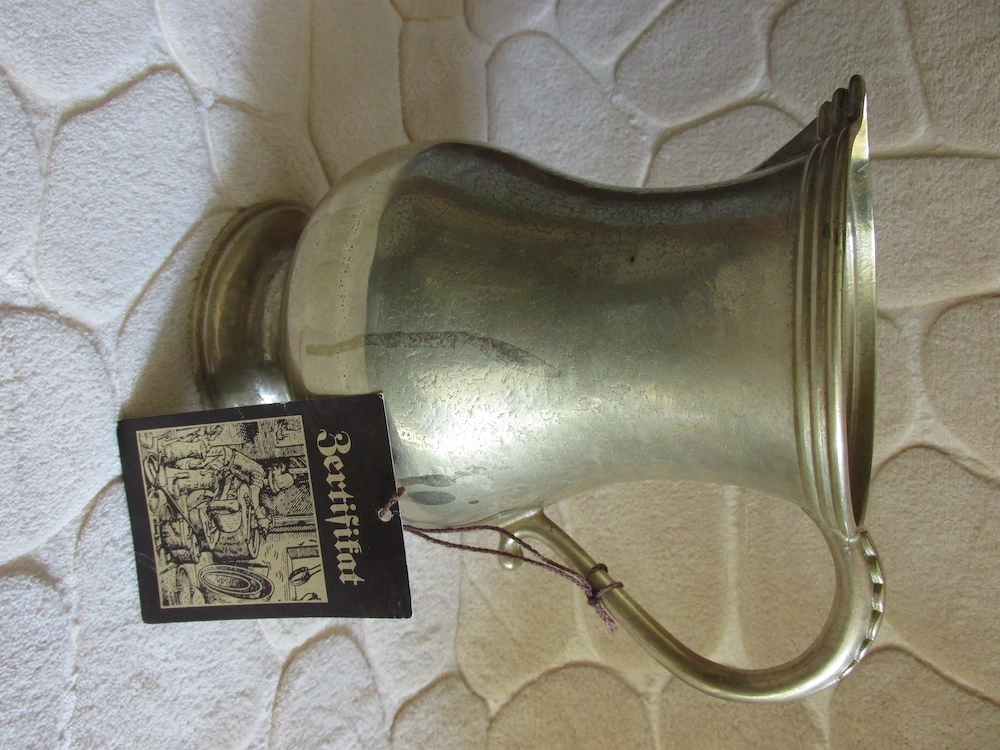Messingkanne Messingkrug Deko Vintage