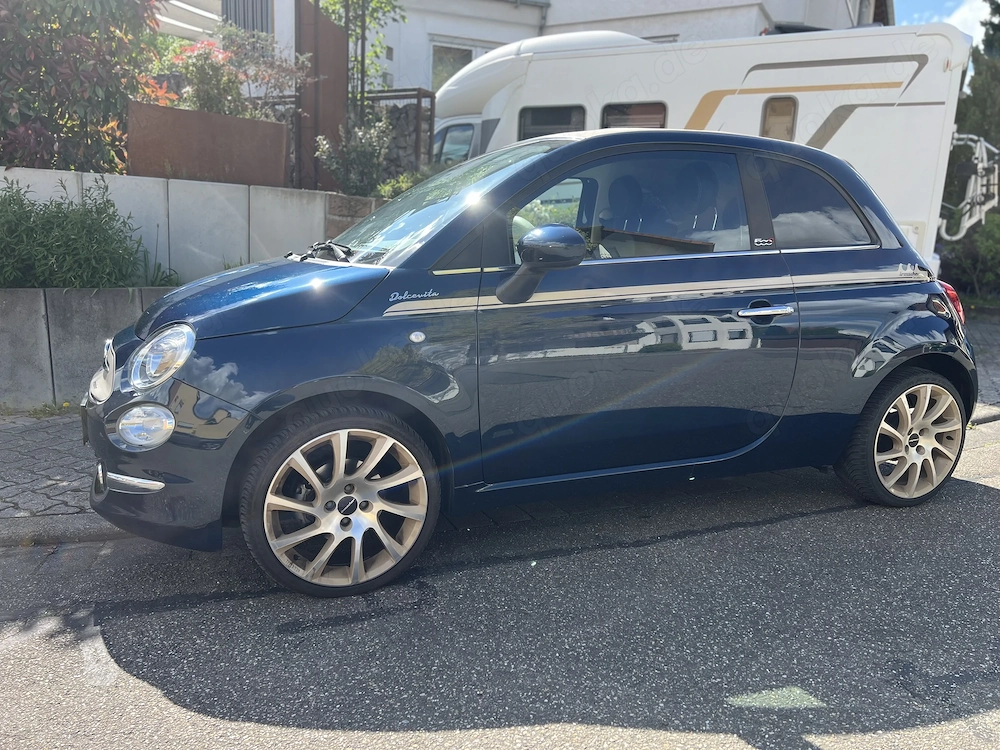 TOP gepflegter Fiat 500 Cabrio 1.0 GSE Hybrid Dolcevita   stilvoll, sparsam & besonders