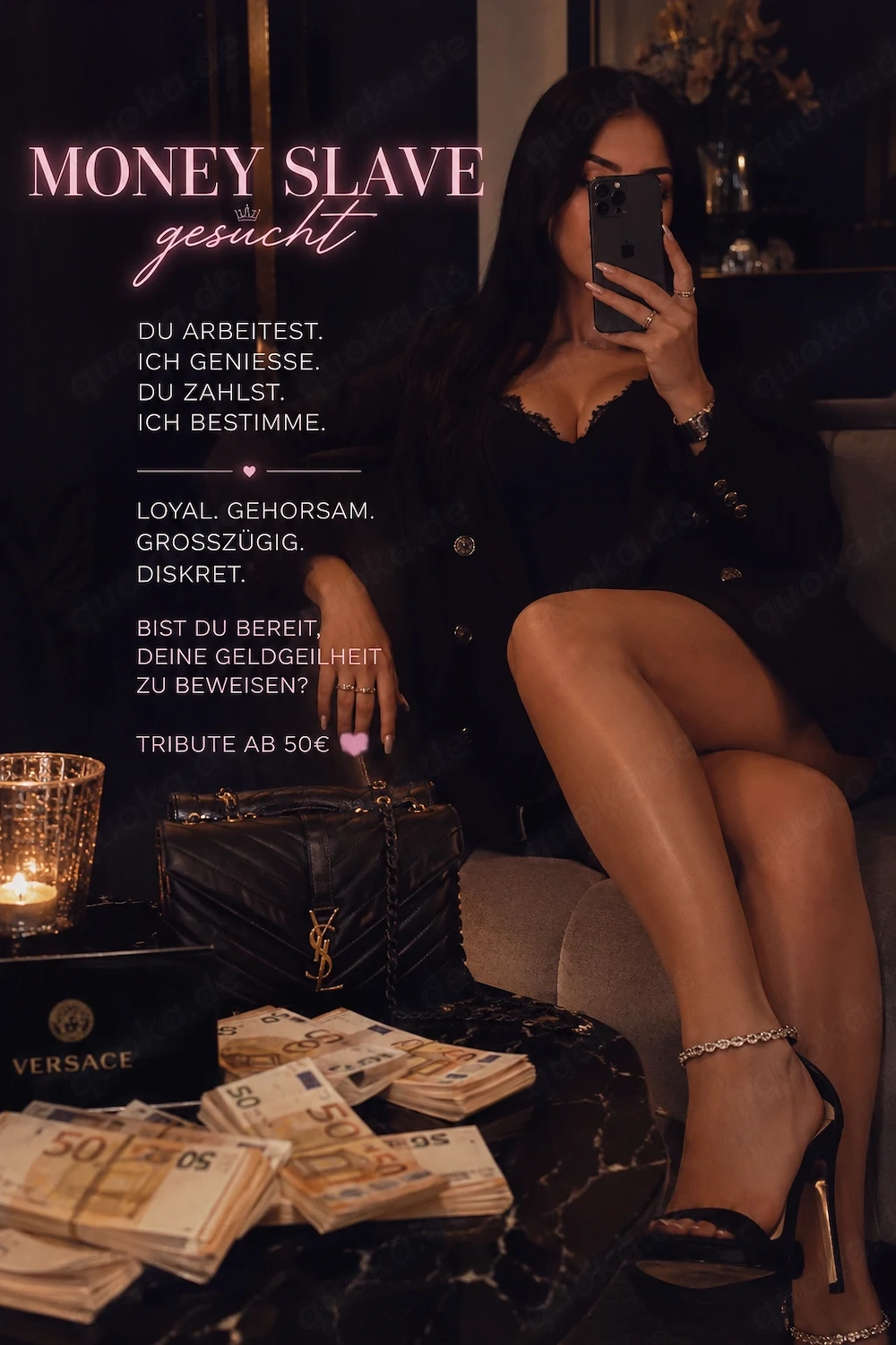 Suche großzügigen Moneyslaver!!