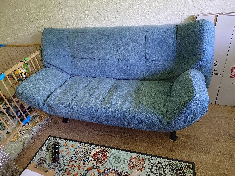 Schlafsofa   Couch mit Schlaffunktion   deutlich gebraucht