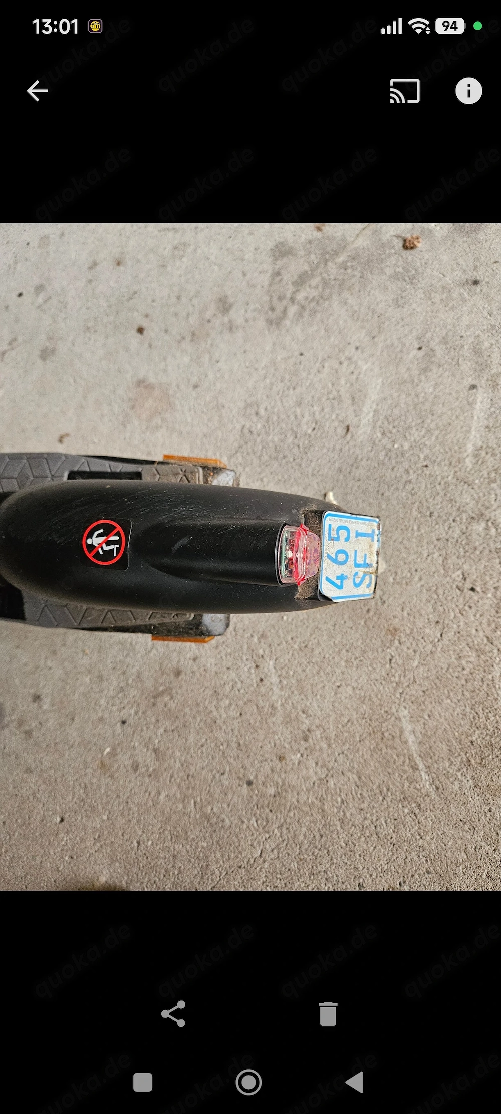 E- Scooter schwarz