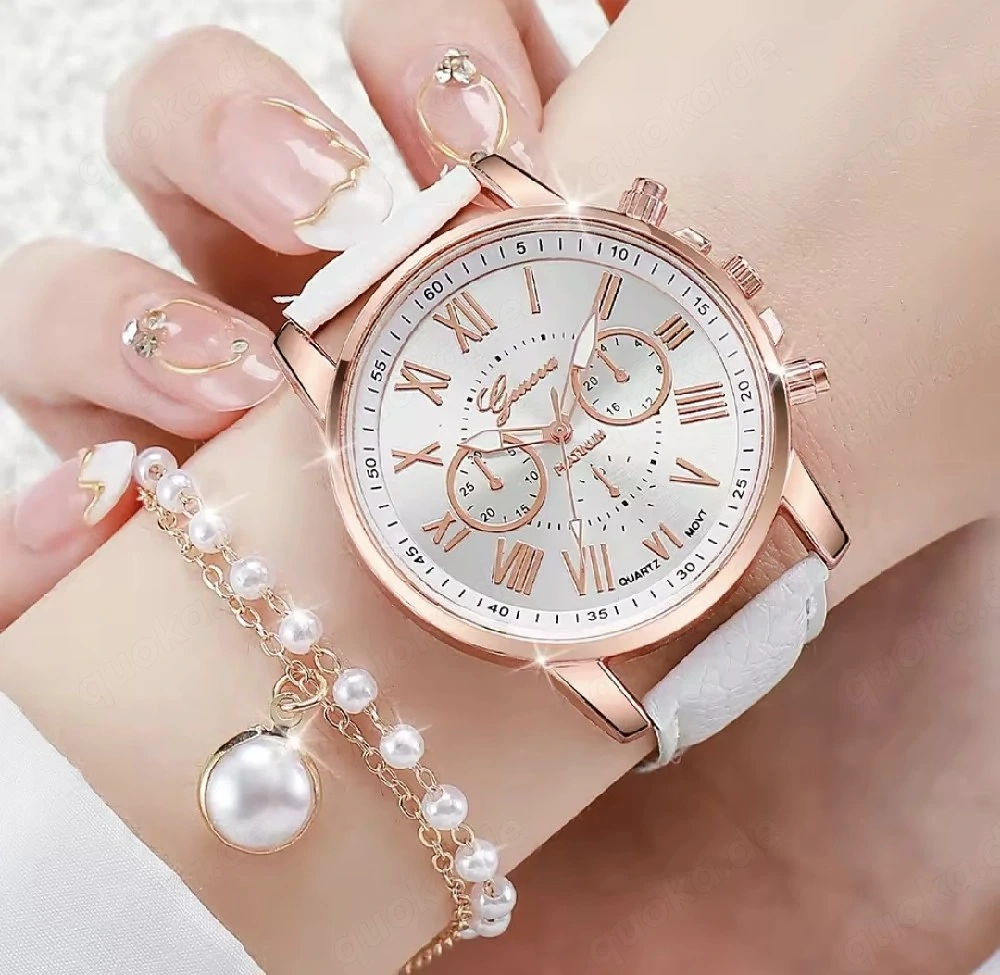   NEU   5 teile satz Damen Uhr