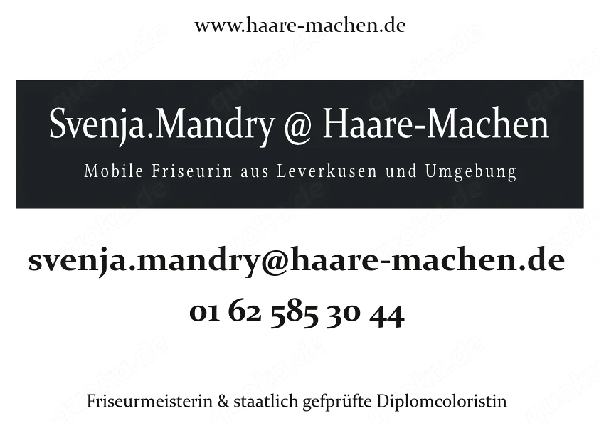 Mobile Friseurin aus Leverkusen