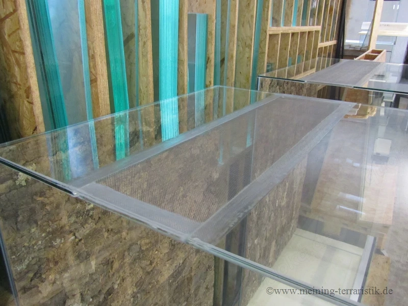 Glasterrarium 80 x 60 x 120 cm ( LxTxH ), 6 mm Glas, inkl. Korkrückwand, direkt vom Hersteller, NEU 