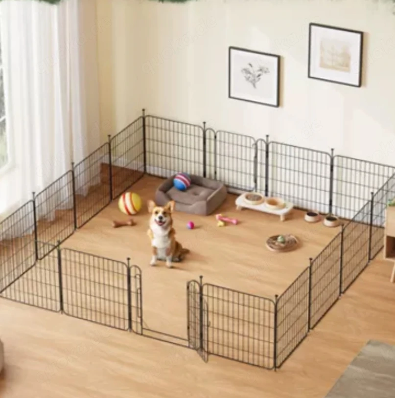 Welpen kleine Hunde Gehege In Outdoor